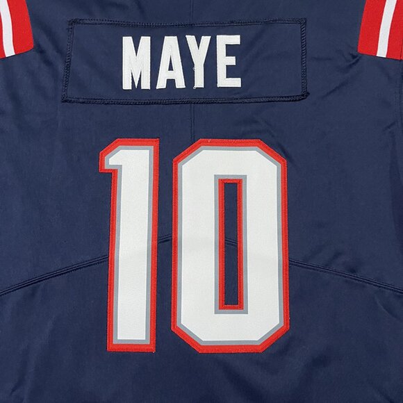 New England Patriots #10 Drake Maye Blue Jersey Size M - Picture 2 of 6